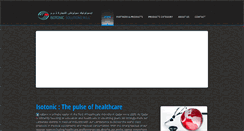 Desktop Screenshot of isotonicdoha.com